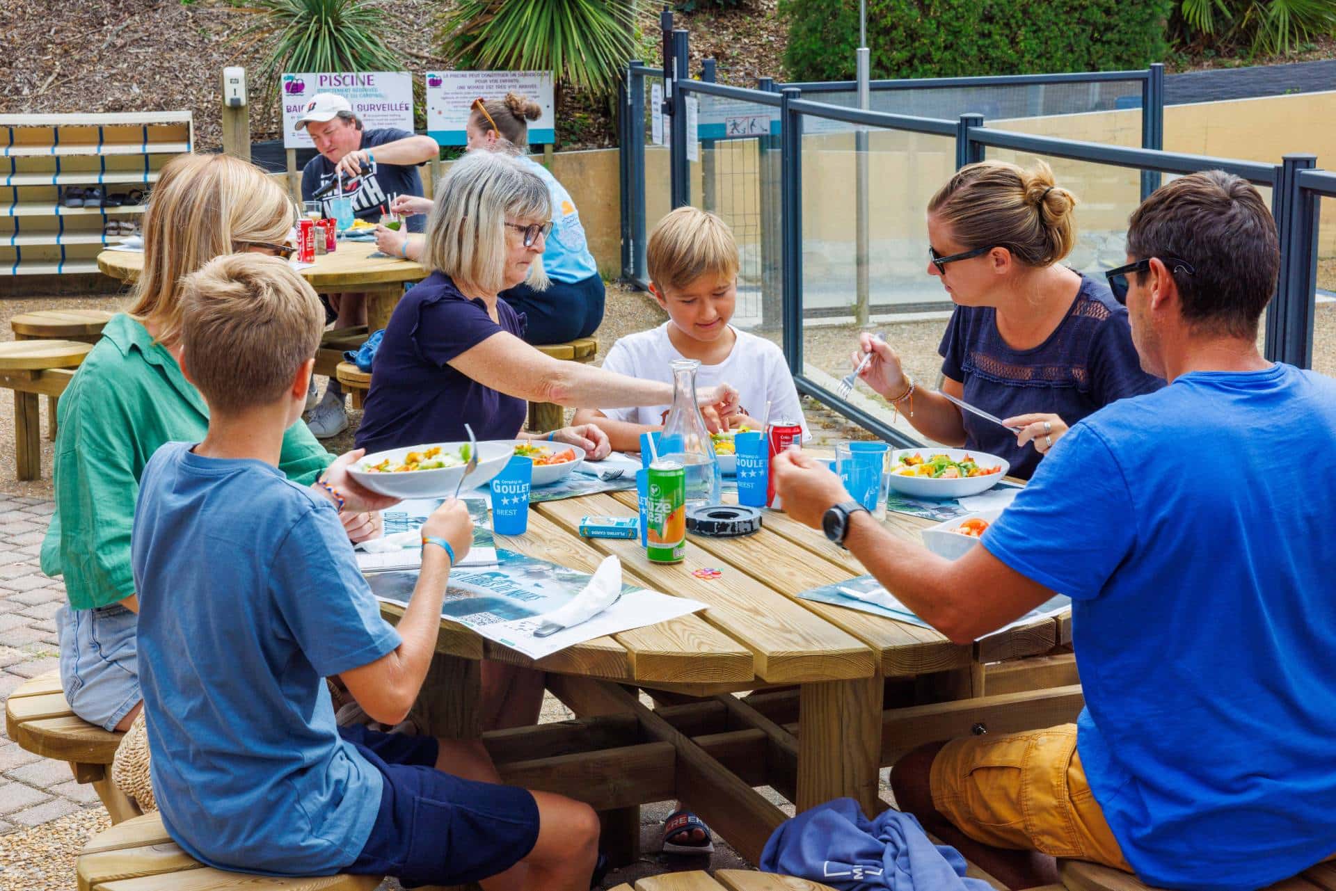 camping goulet famille snack