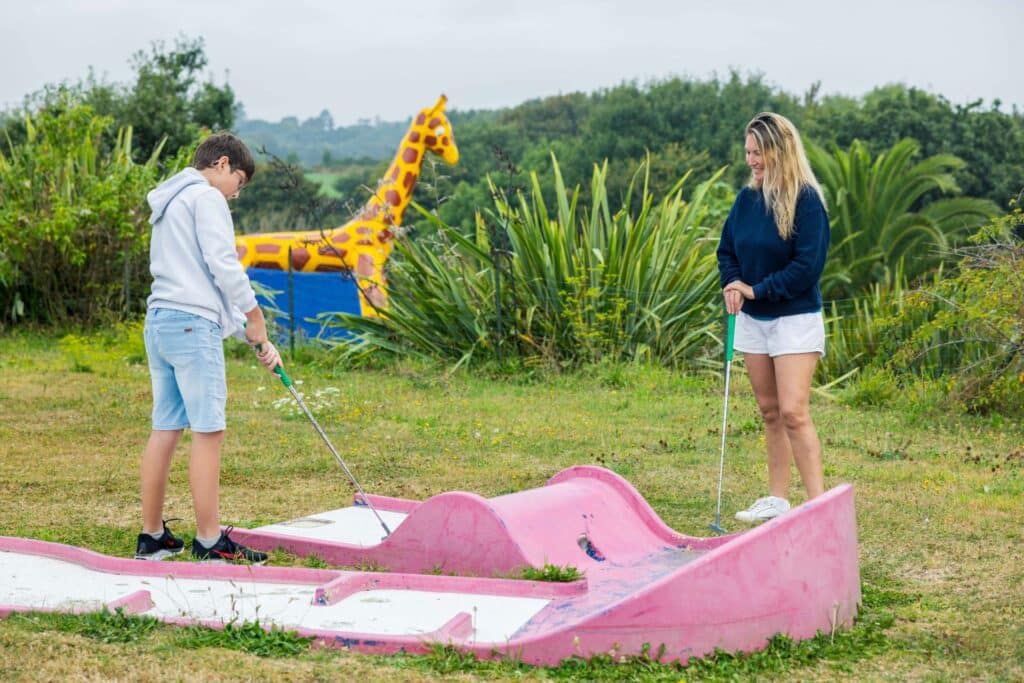 camping goulet mini golf