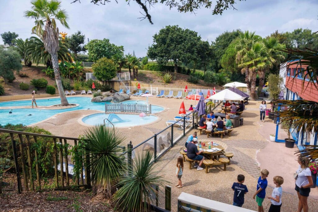piscine extérieure camping du goulet finistere