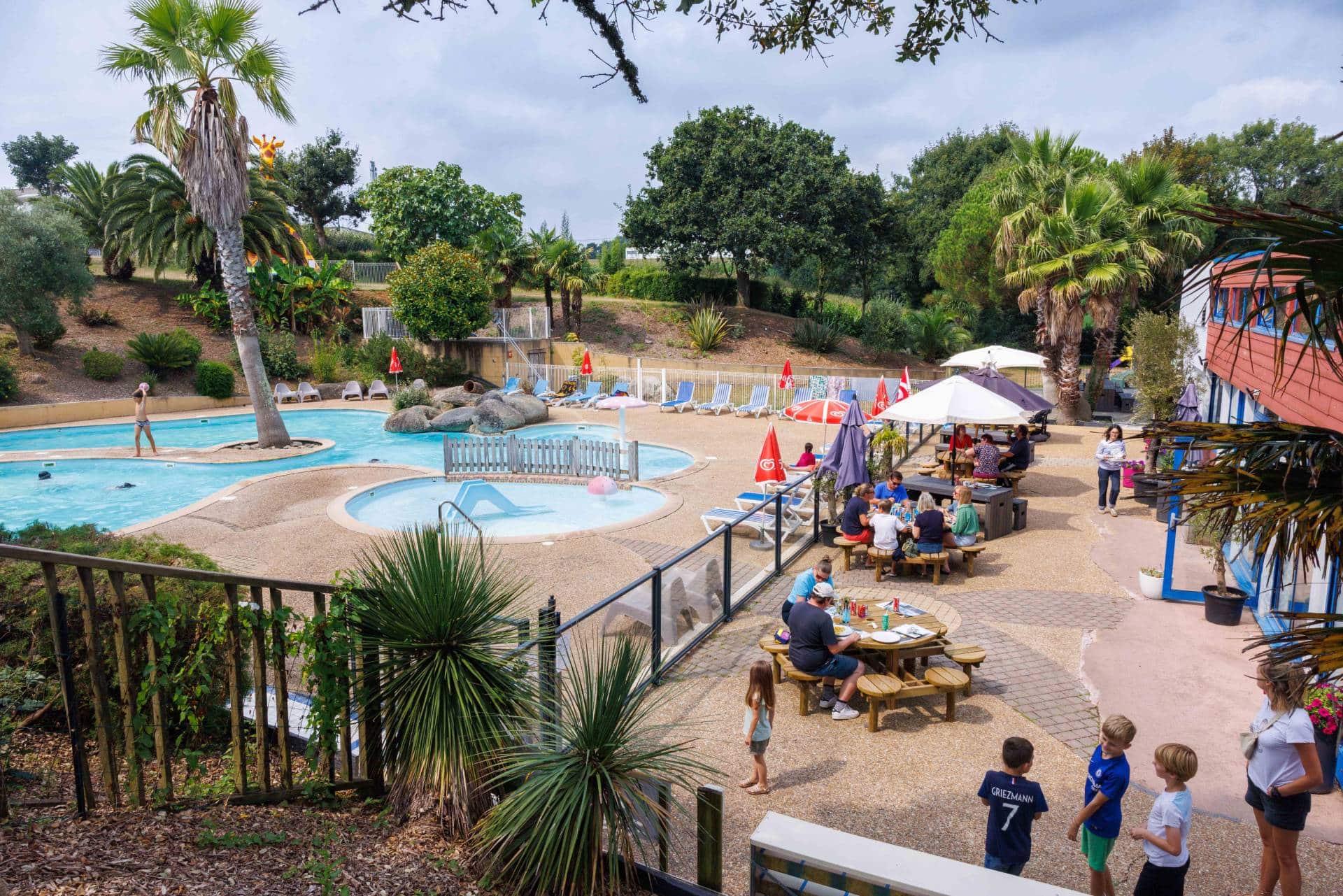 piscine extérieure camping du goulet finistere