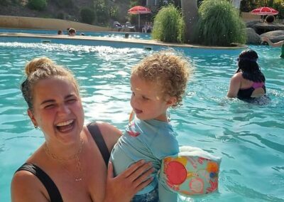 piscine rire